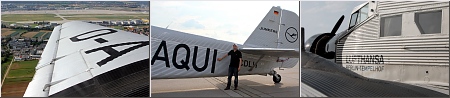 Flug mit der Ju 52 von Franken nach Stuttgart